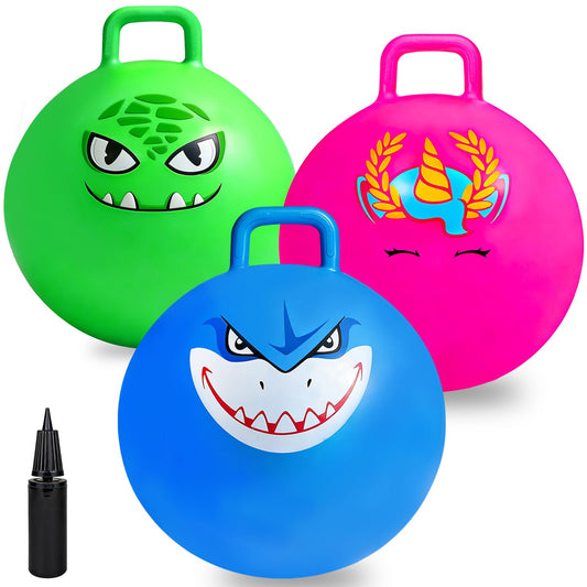 Hymaz bounce ball 18-inch with handles for versatile play.