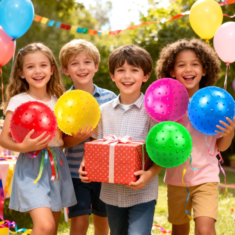 Hymaz Knobby Balls are ideal for beach and yard bounce games