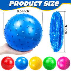 Hymaz Knobby Balls with pump included for easy inflation and deflation