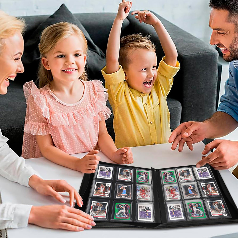 Versatile storage for sports cards, game cards, and small photos.