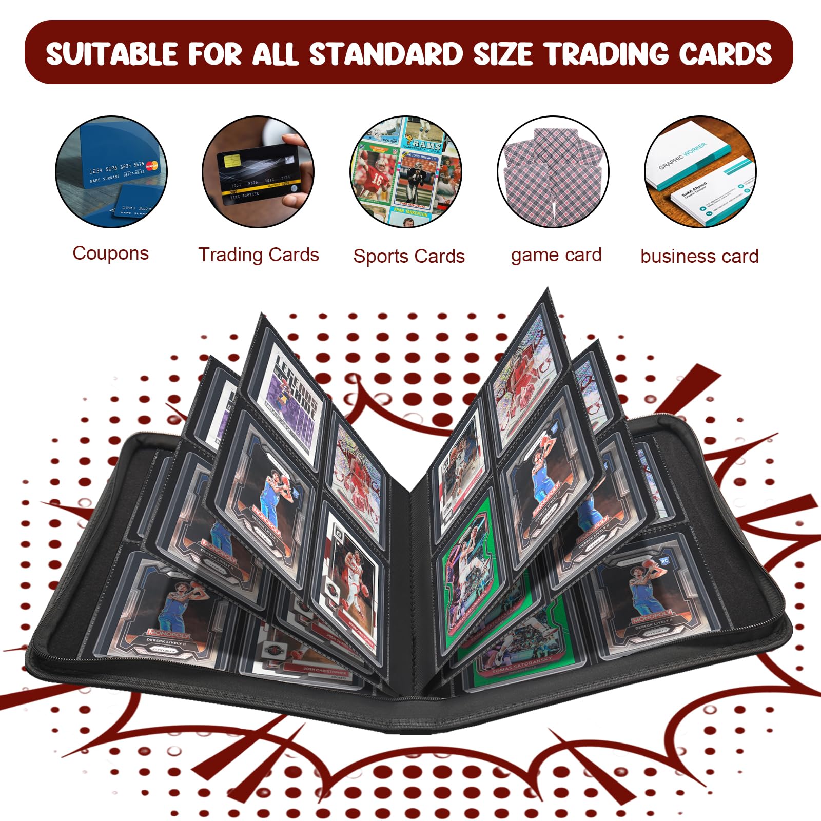 HYMENEX Binder side-loading design prevents slips during handling.