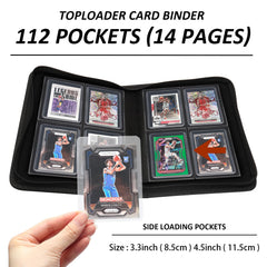 HYMENEX binder offers versatile storage for cards, photos, and small items.
