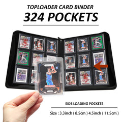 Zipper enclosure safeguards cards during transport and storage.
