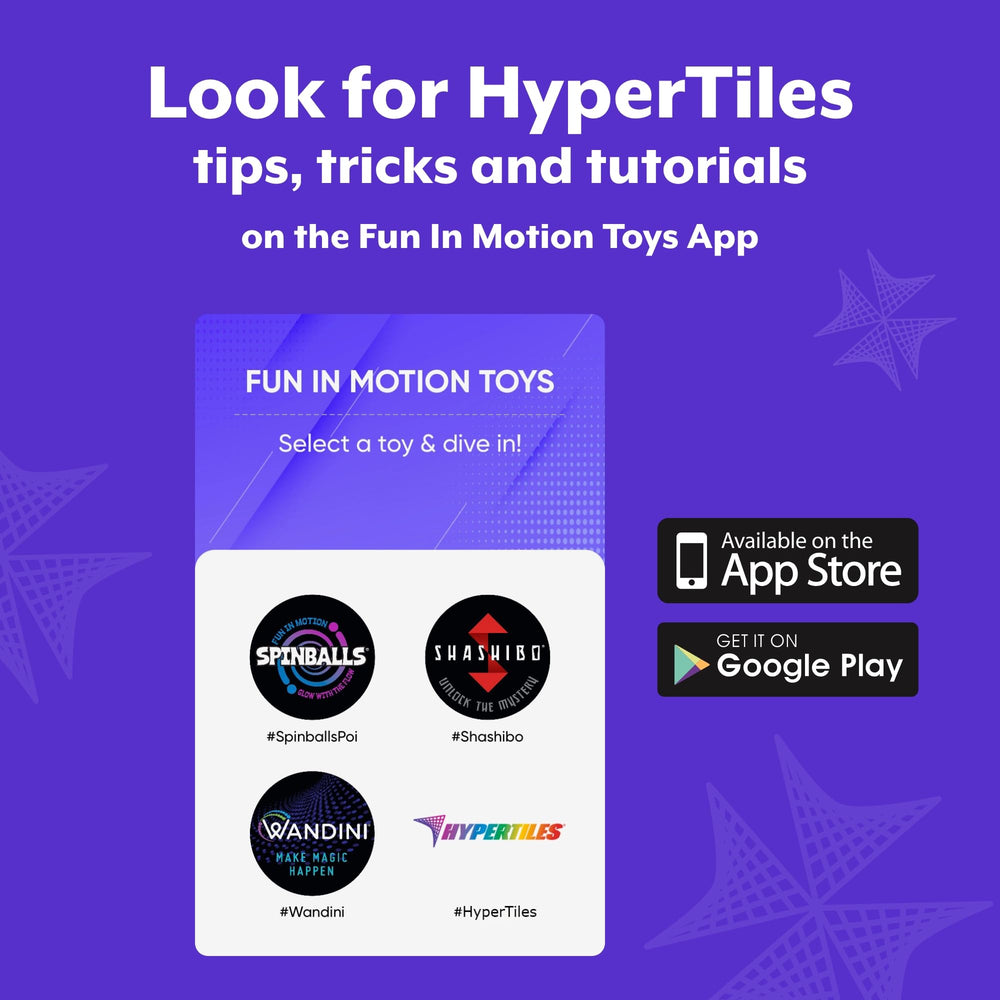 Hypertile HyperTiles instruction sheet guides beginners to create first shapes quickly.
