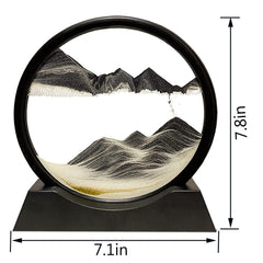 HYUGF moving sand art picture sand flow delivers calming visuals and artistic spark.