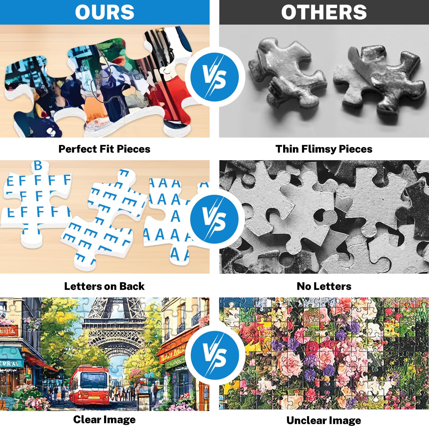 HYXCHQA precision die-cut pieces ensure a tight fit during play