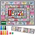 HYXFJITS drinking board game mat on table for casual social play