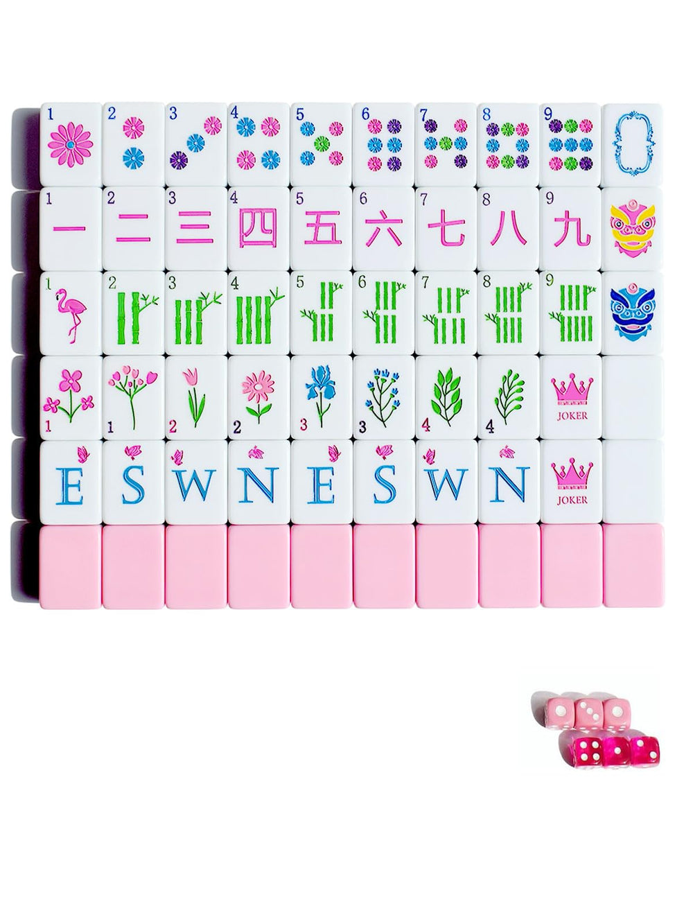 HYZYey Mahjong tile set with 160 tiles ready for family game nights