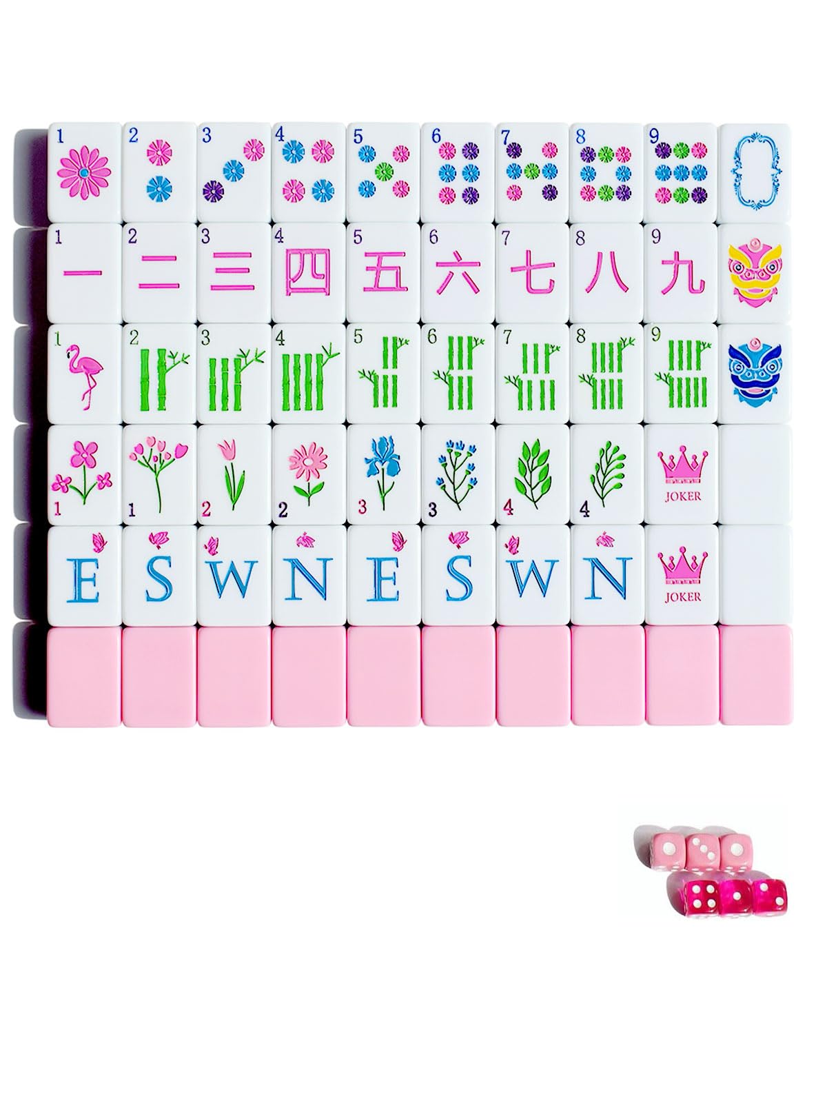 HYZYey Mahjong tile set with 160 tiles ready for family game nights