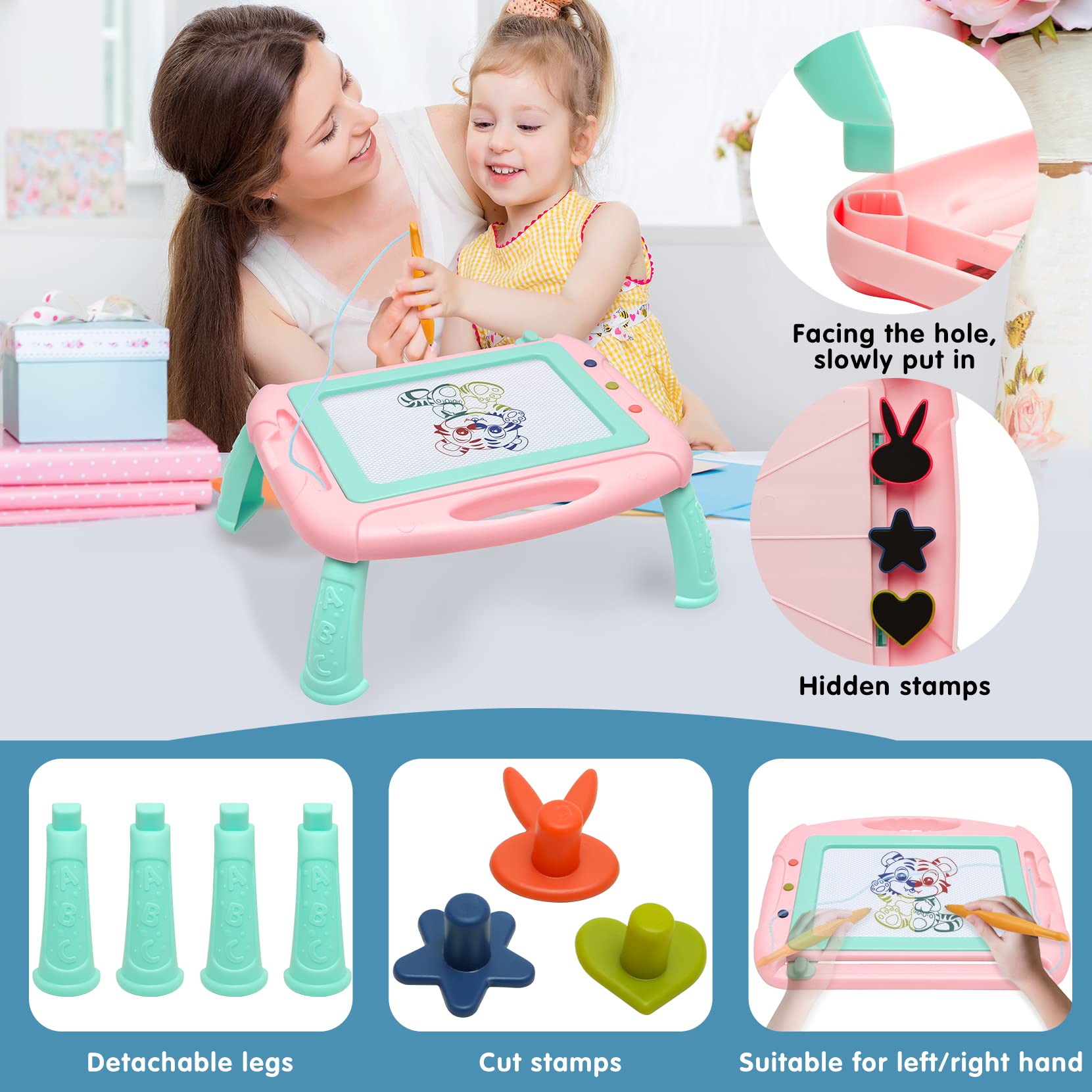 HZZILEY educational features include numbers and alphabets for early literacy