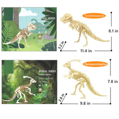 i-CHONY 3D dinosaur puzzle stegosaurus: tactile STEM activity for curious builders.