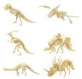 i-CHONY 3D dinosaur puzzle tyrannosaurus rex: engaging wooden brain teaser for kids.