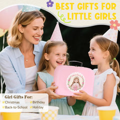 iAOVUEBY Silicone Tea Set carrying-case for easy cleanup and take-along fun.