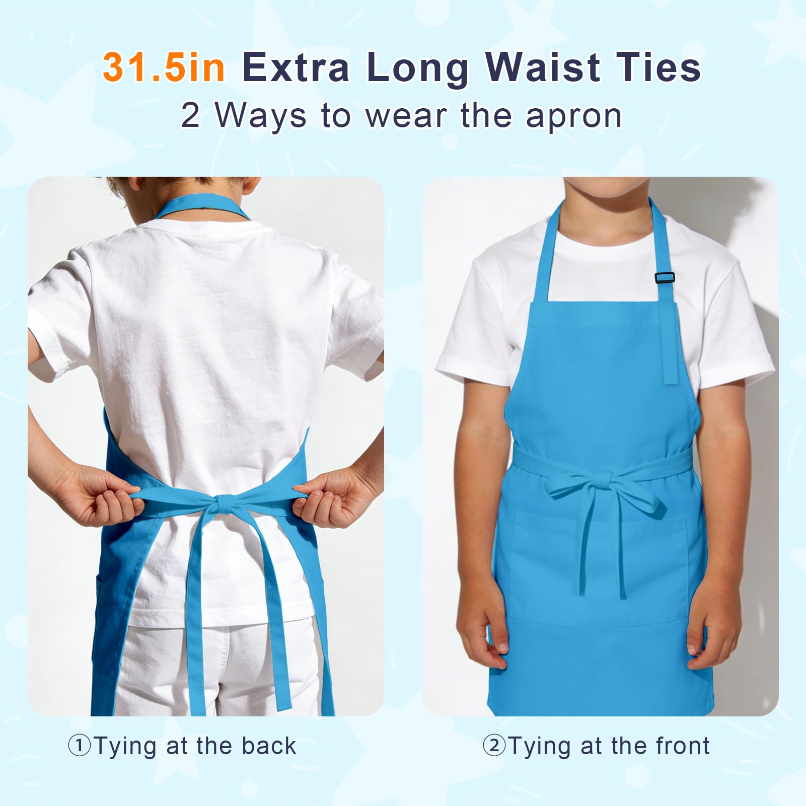 IAGBIBUI adjustable-neck apron supports growing kids during activities