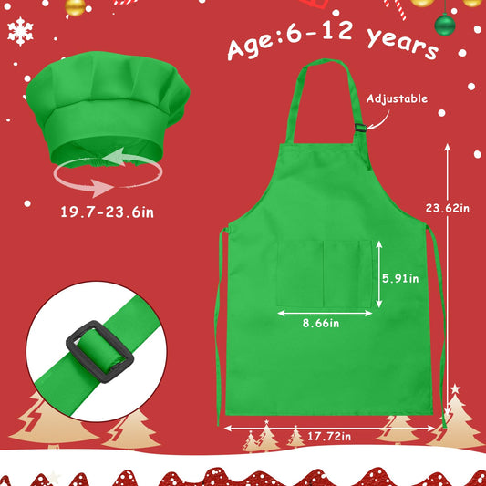 IAGBIBUI kids apron with pockets shown for storing small items