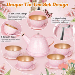 iAOVUEBY Tea Party Saucers: petite saucers fit pretend desserts and snacks