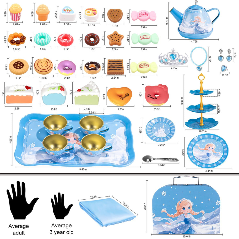 iaovueby princess carrying case keeps the set organized on the go
