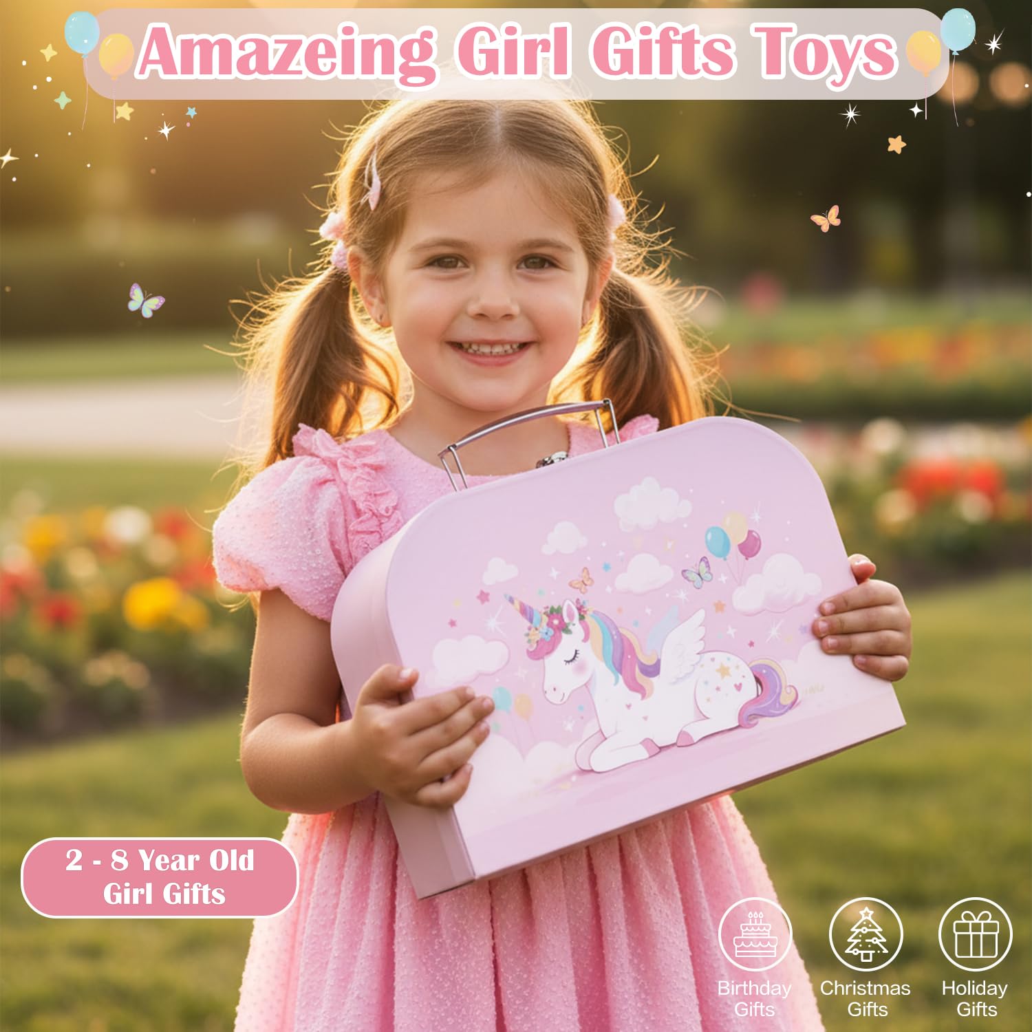 iAOVUEBY Tea Party Set donuts and macarons make tasty pretend treats.