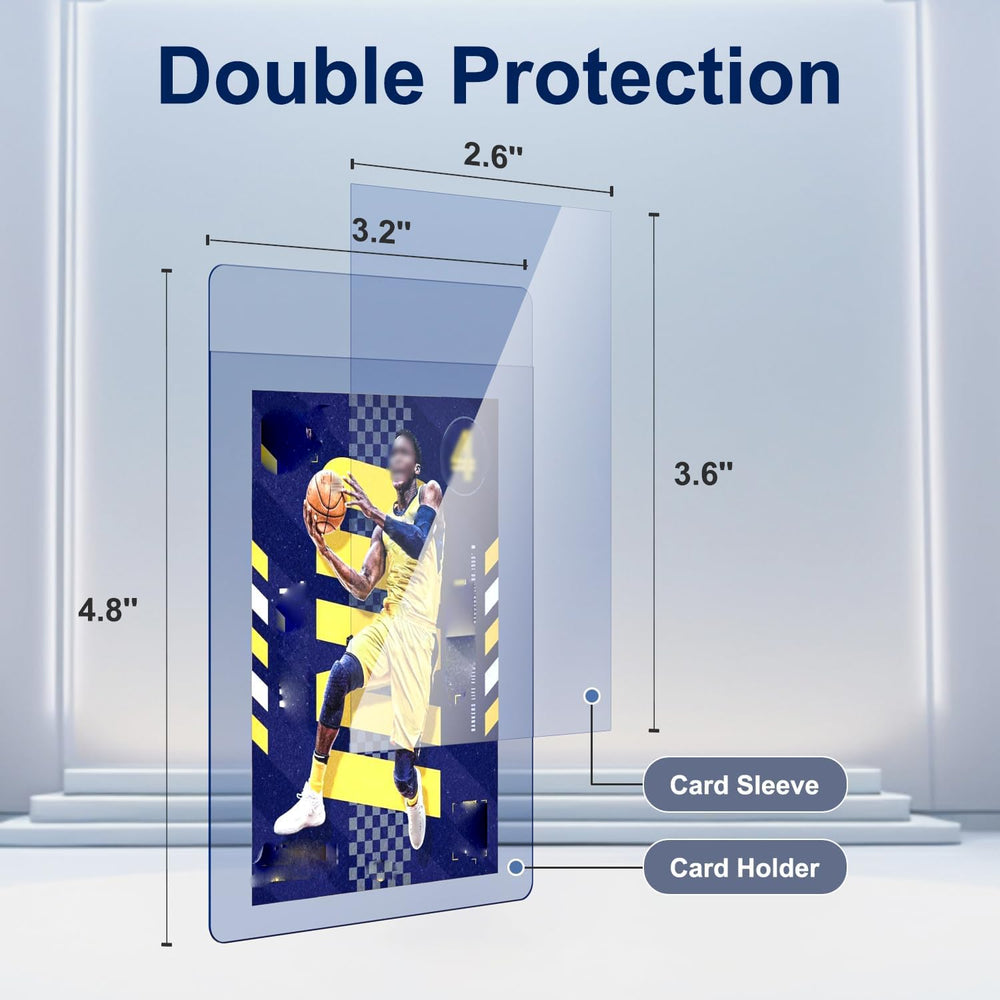 IARJI 800ct card sleeves protect against bending and fading during grading prep.