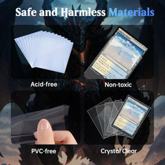 IARJI sleeves compatible with standard-size protectors and decks