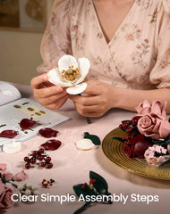 iATOM bouquet building set demonstrates easy arrangement for gifting and home accents