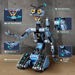 iATOM Johnny 5 ABS plastic blocks ensure durable construction