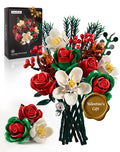 iATOM valentines bouquet bricks close-up petals showcase lasting centerpiece option