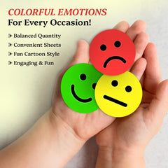 IBAKE sad face sticker 1in helps illustrate mood changes in planners.