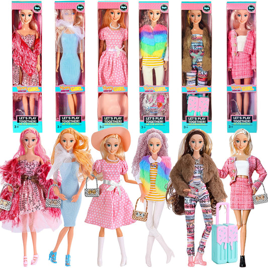 iBayda 11.5-inch princess doll with accessories ready for imaginative play