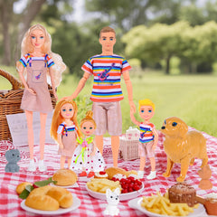 iBayda dogs and doghouse set brings pets into family play and care routines