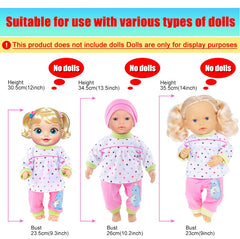 iBayda doll clothes easy-dressing – simplifies dressing tiny dolls for quick outfit changes.