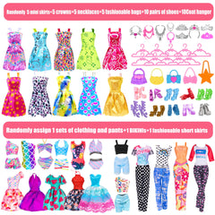 iBayda doll and pet dog accessories set for pretend play