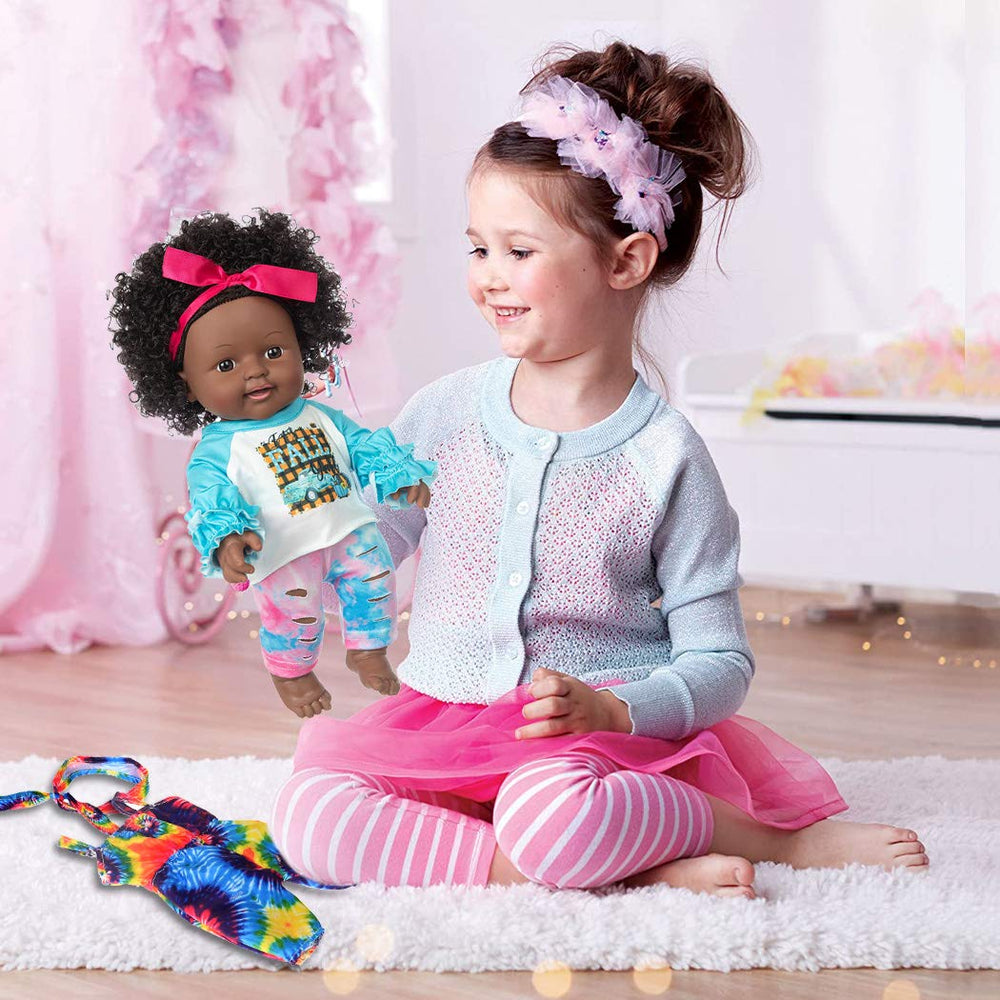 iBayda doll's rotating joints support sit and lie poses for storytelling.