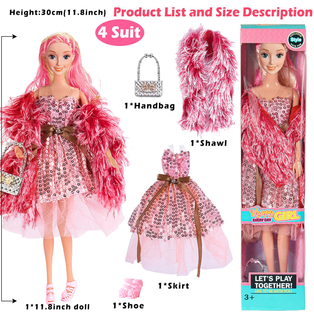 iBayda dolls with detachable outfits for endless styling options