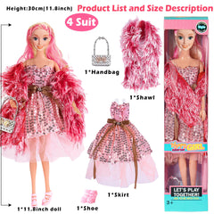 iBayda dolls with detachable outfits for endless styling options