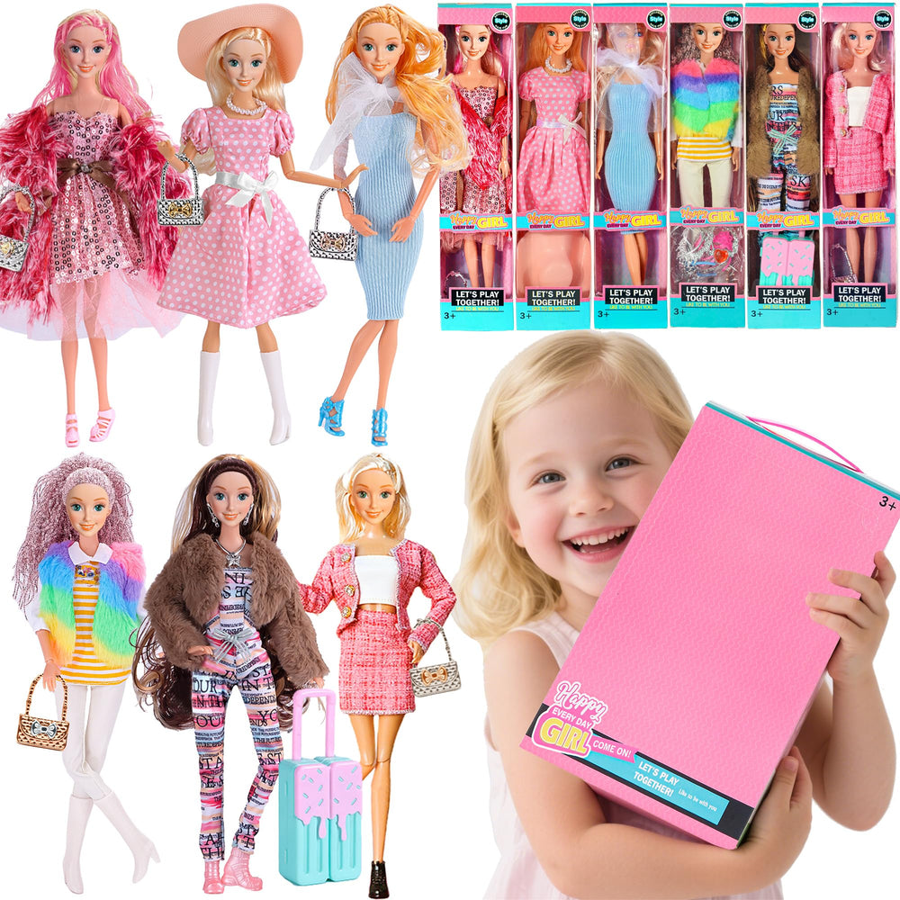 iBayda party favors concept with six fashion dolls