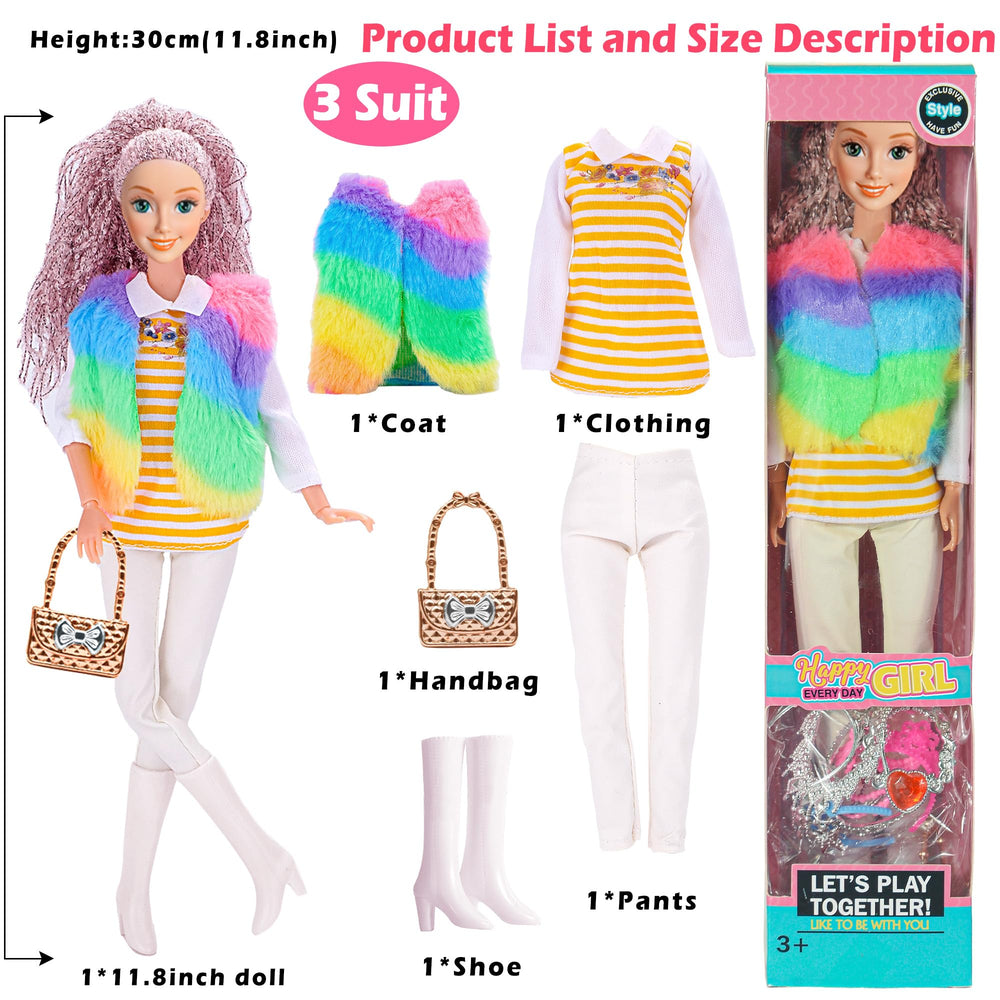 iBayda dolls feature poseable joints for dynamic poses