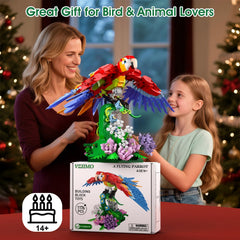 IBLOTIME Parrot Desk Display adds tropical decor.