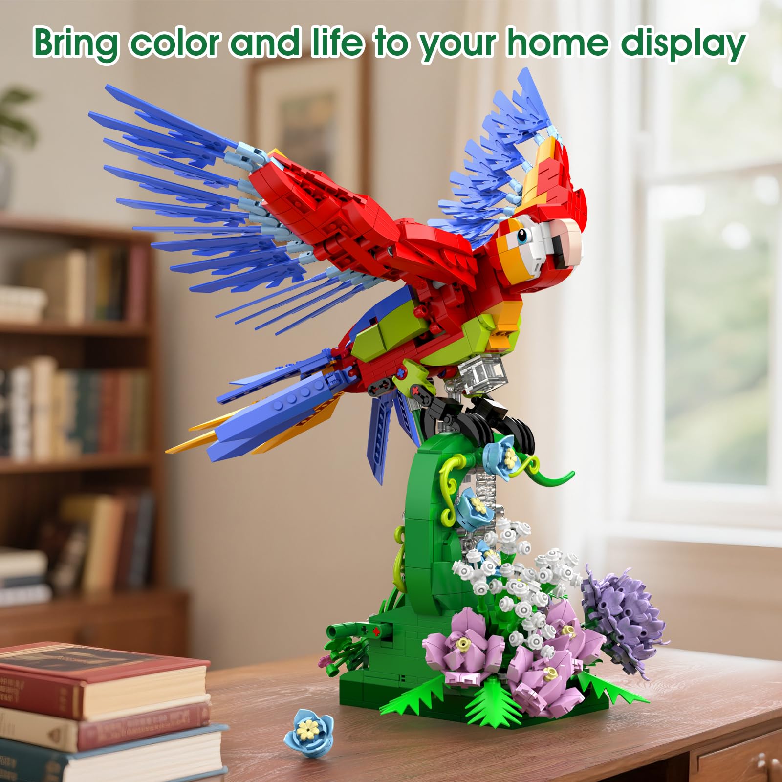 IBLOTIME Rotating flower base demonstrates dynamic motion.