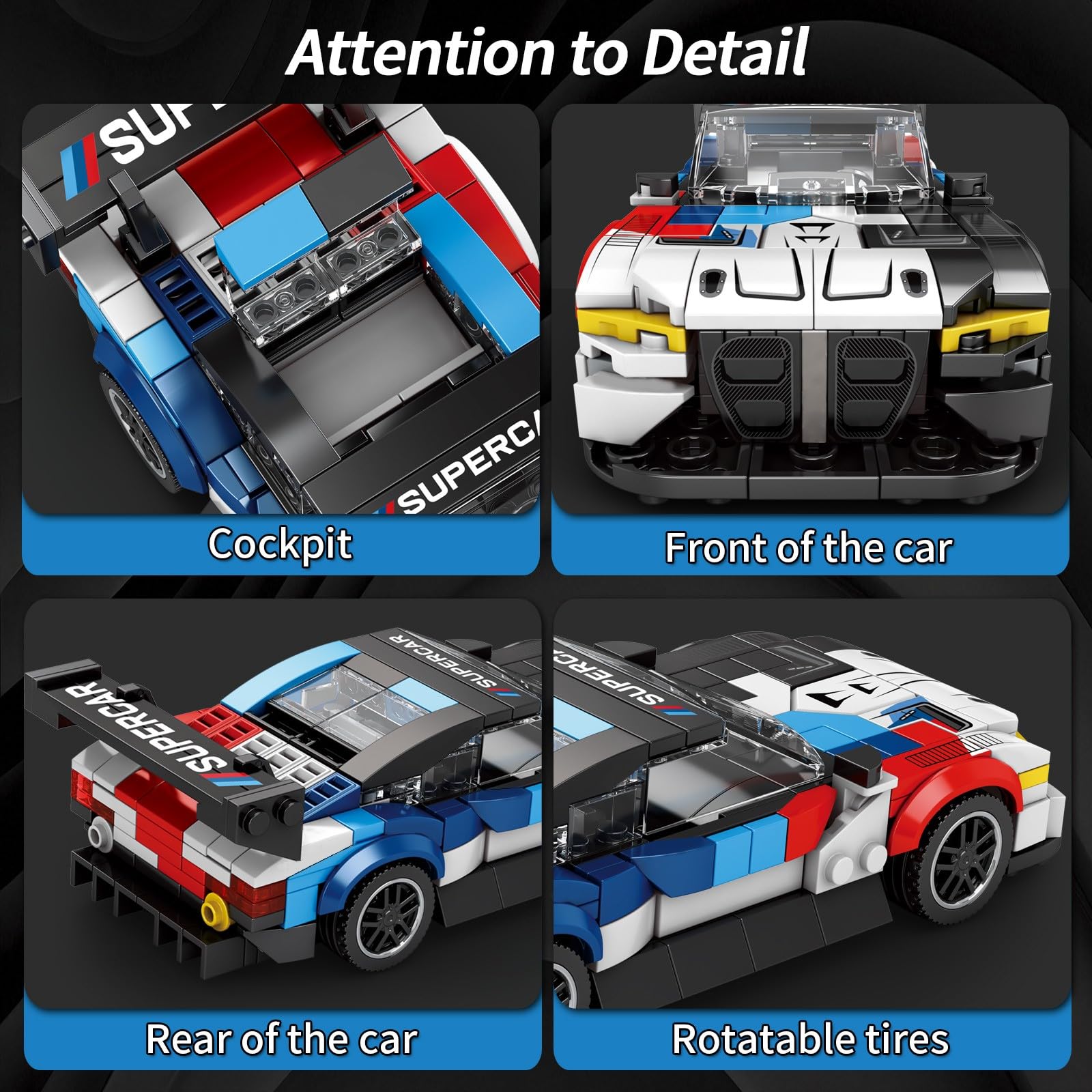 IBLOTIME Speed Champions interior details ideal for realistic display