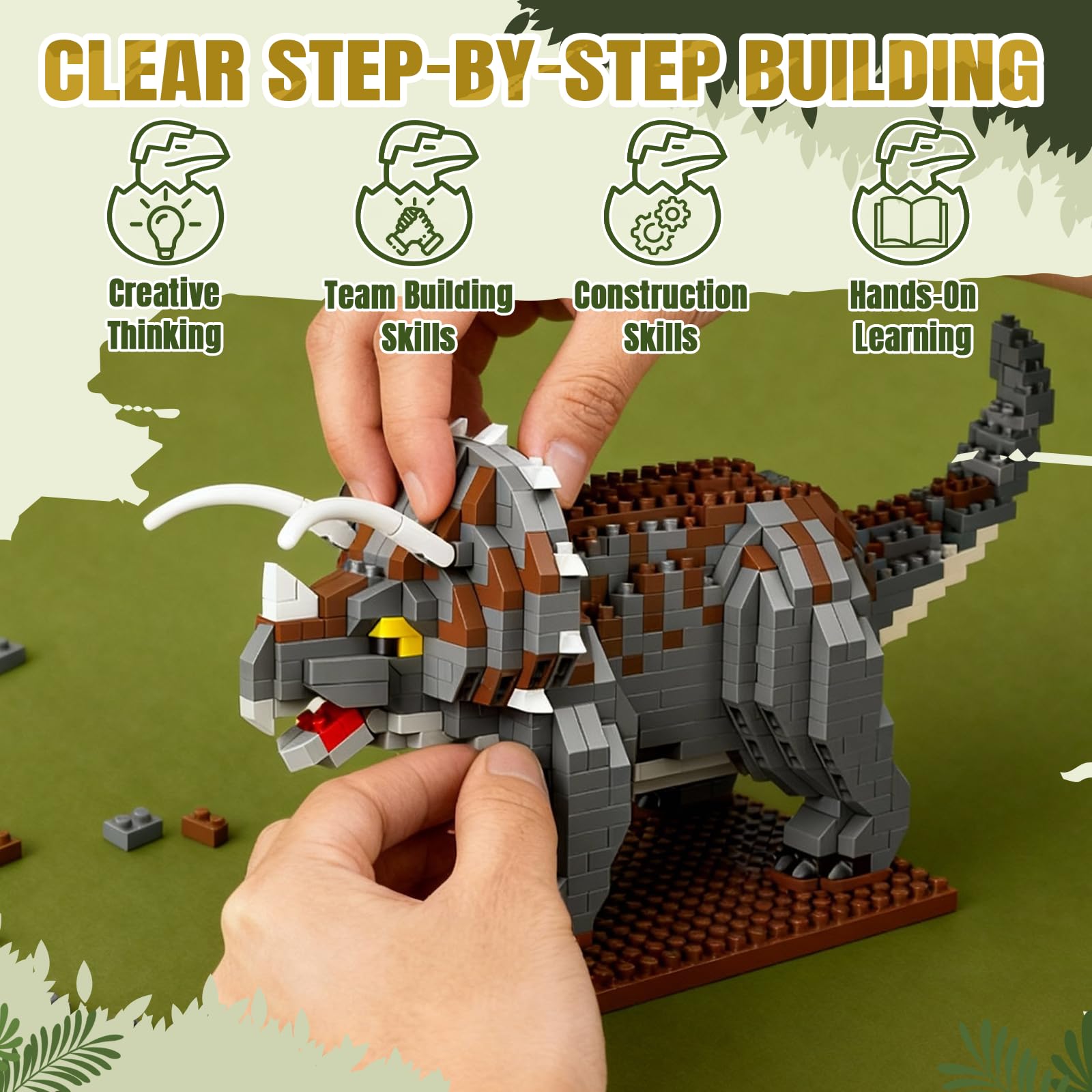 IBLOTIME Triceratops kit as a creative birthday or holiday gift