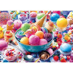 MINIWAN ice cream sweets puzzle highlights vibrant desserts for relaxing focus