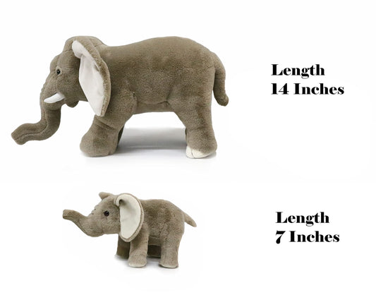 Ice King Bear elephant baby 7in plush toy for gentle snuggles