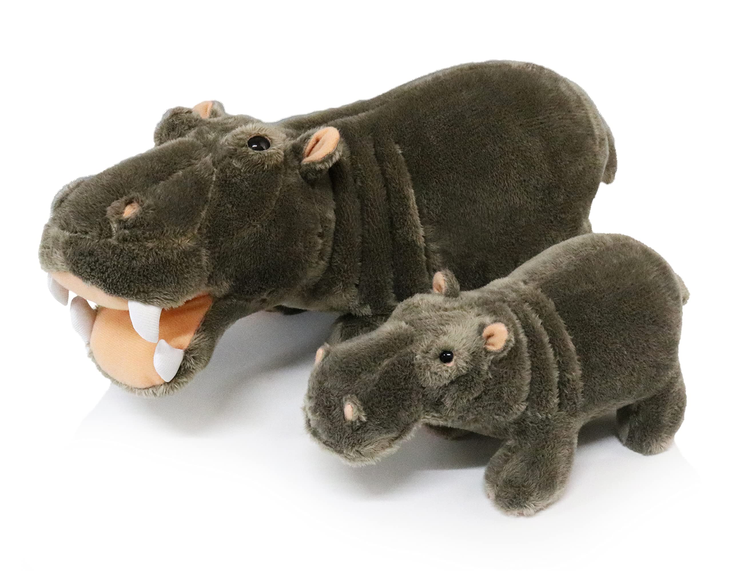 Ice King Bear hippo baby stuffed animal, 8-inch, ideal companion for gentle play.