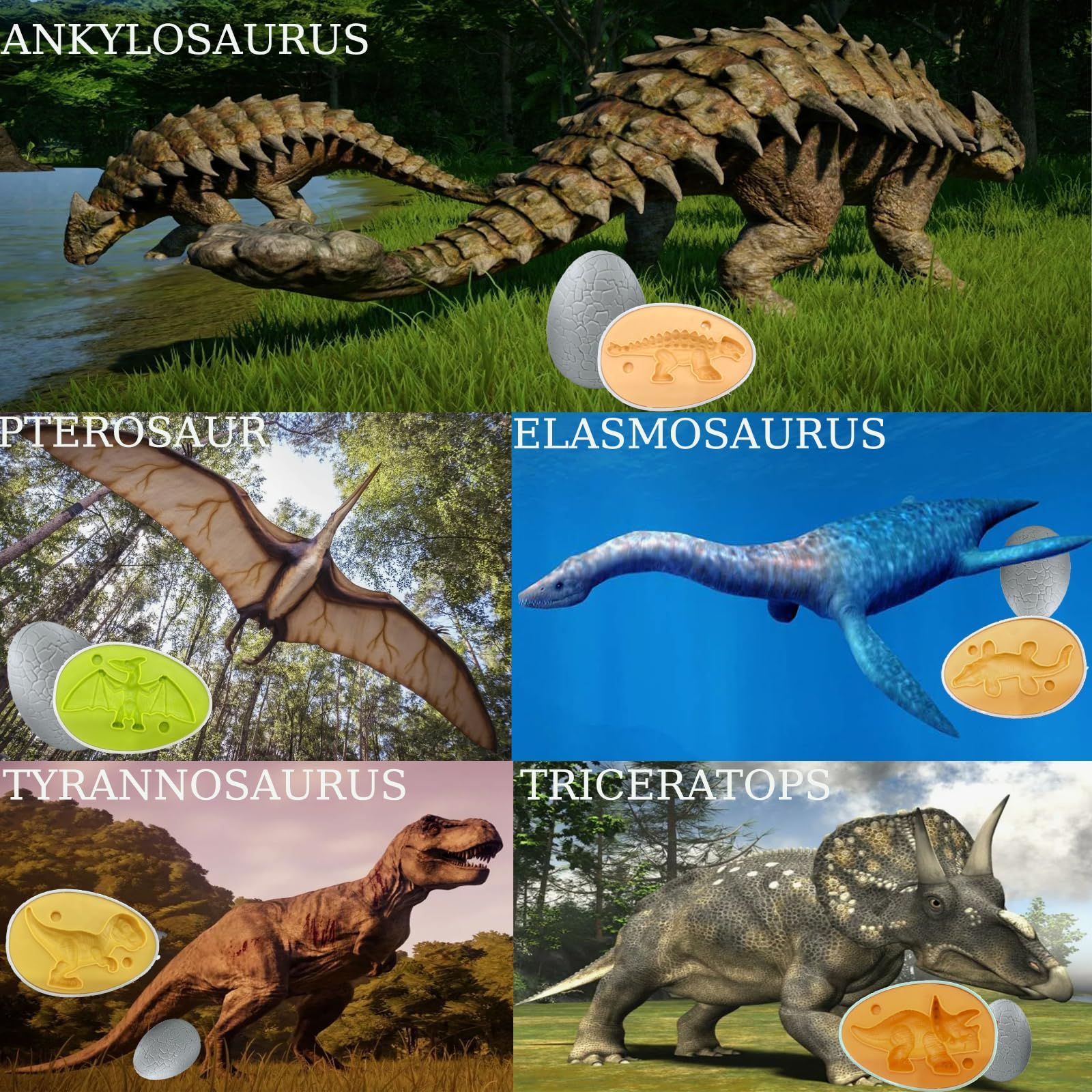 Iceacrin map insert guides kids through imaginative dinosaur world exploration.