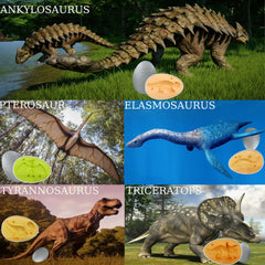 Iceacrin map insert guides kids through imaginative dinosaur world exploration.