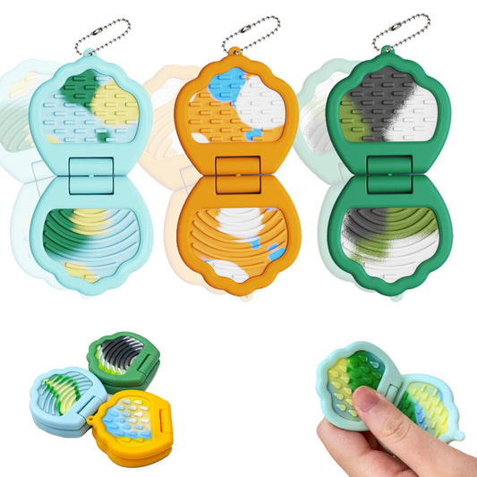 Iceacrin silent fidget set with magnetic slide for calm focus