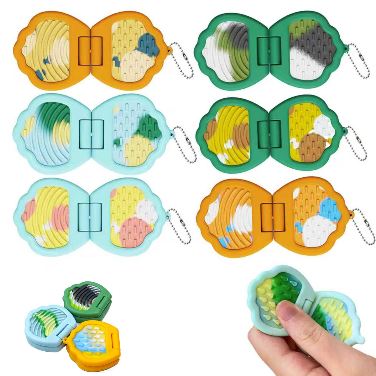Iceacrin silent fidget toy with magnetic slide enhances focus during lessons