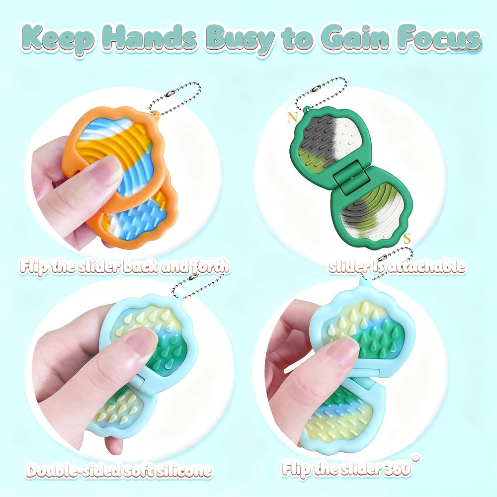 Iceacrin textured fidget edges provide sensory calm for kids