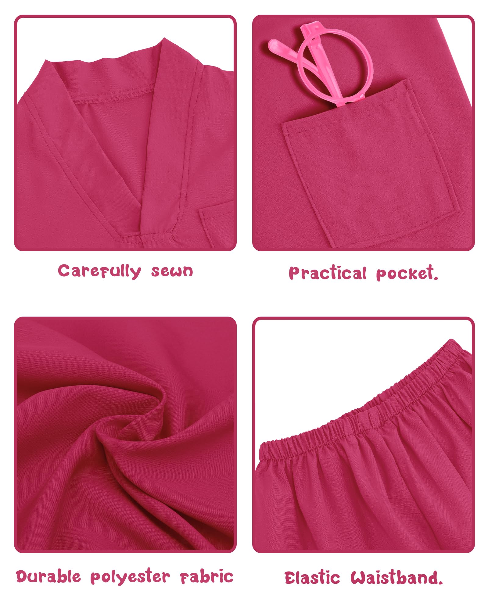 ICECUTE doctor costume cap for a secure, comfy fit during role-play